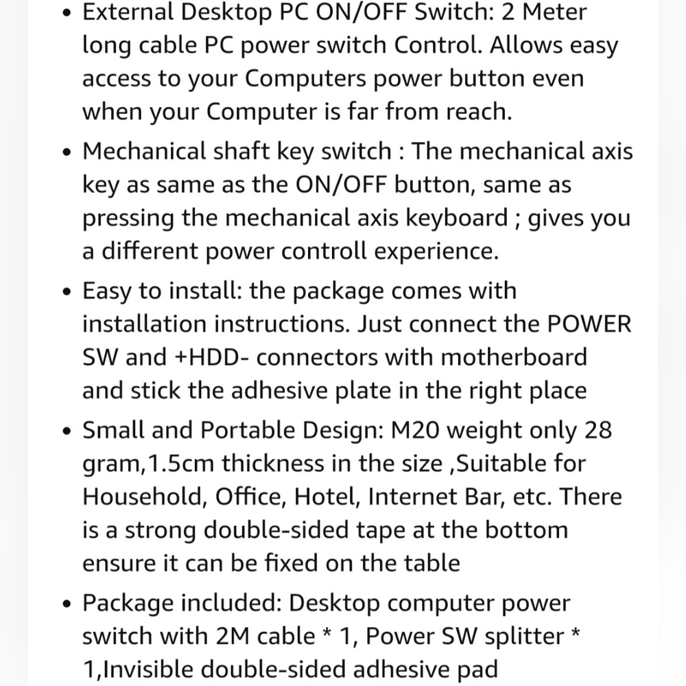 Desktop Power Switch - Picture 5 of 5